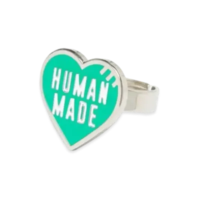 HUMAN MADE HEART RING "Green"