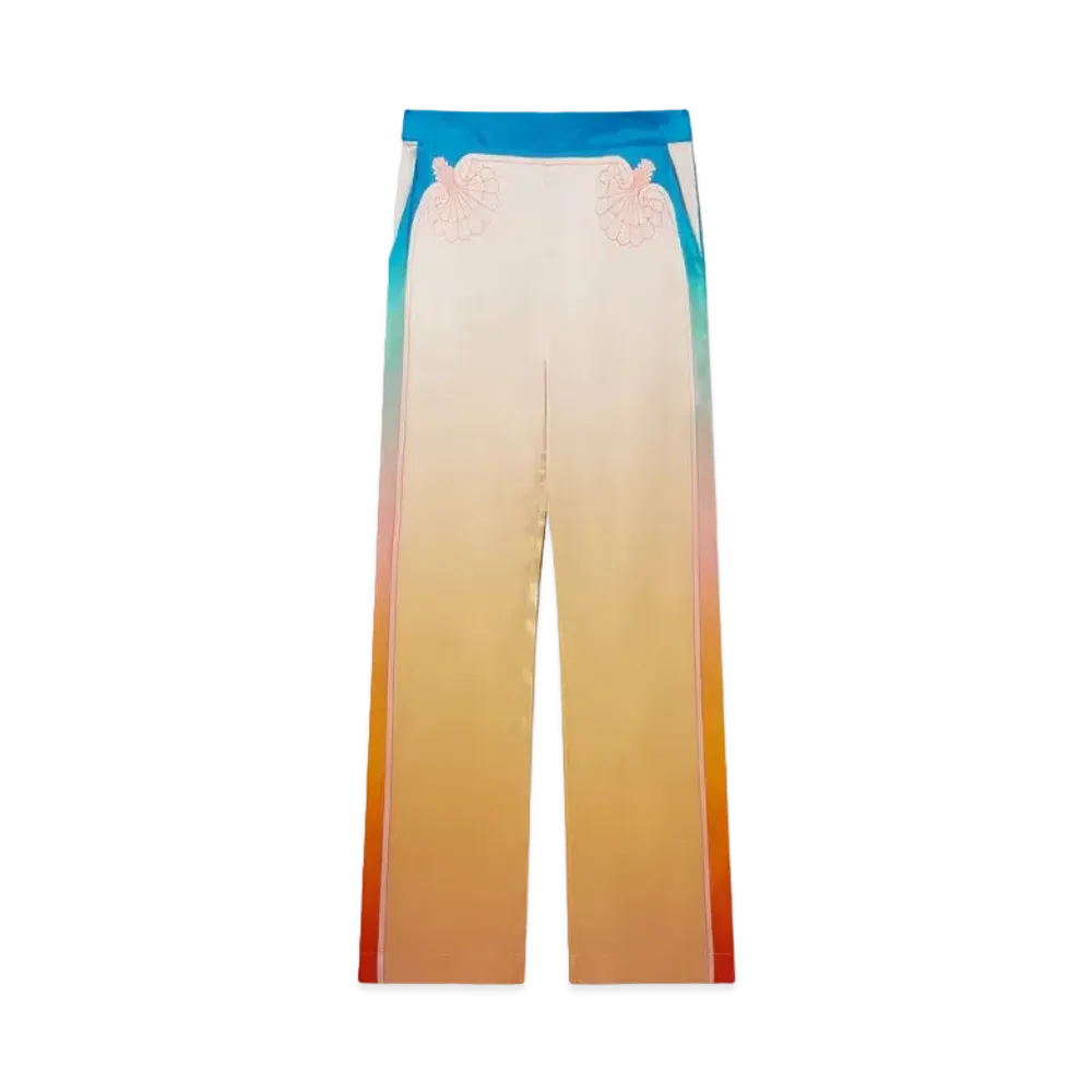 Casablanca L'Arc Colore Silk Trousers "Multi"