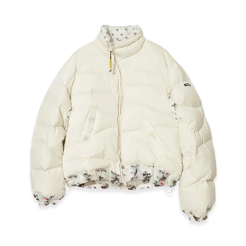UNDERCOVER Polyester Short Down Jacket "Ivory"