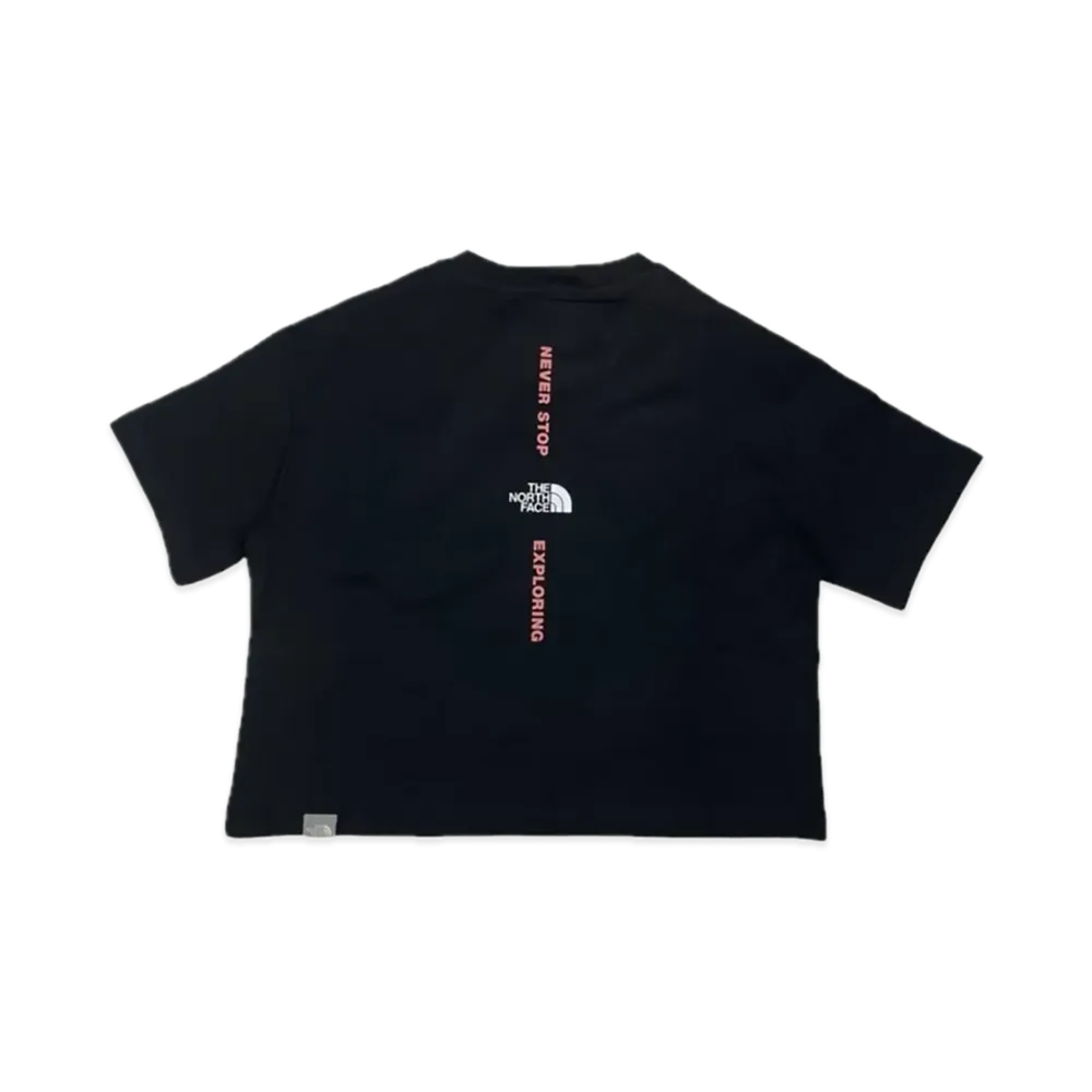 The North Face W Cropped Vertical Tee "Black"