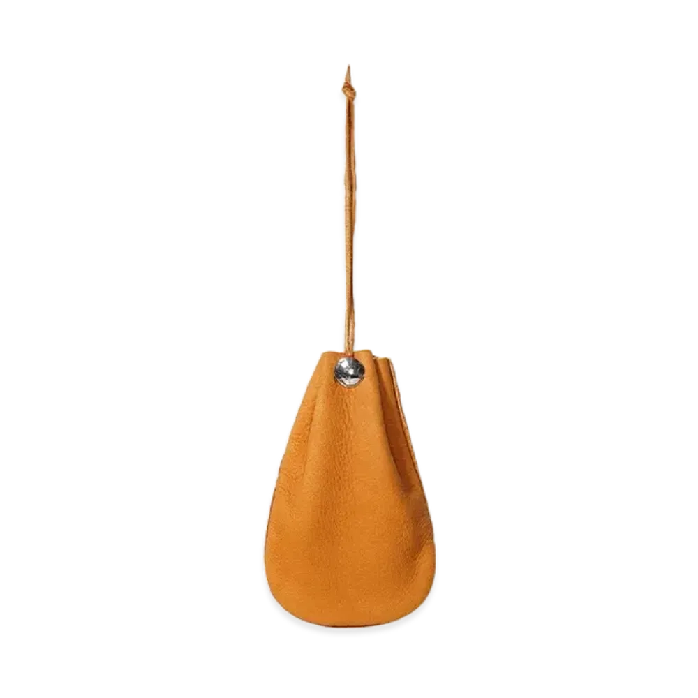 MASSES DEER SKIN DRAWSTRING "YELLOW"