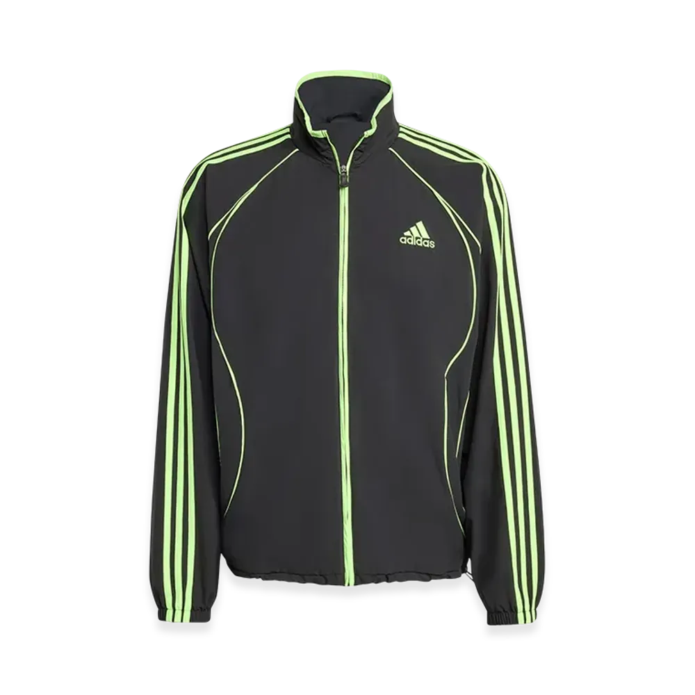 adidas Teamgeist Adicolor Track Top "Black/Signal Green"