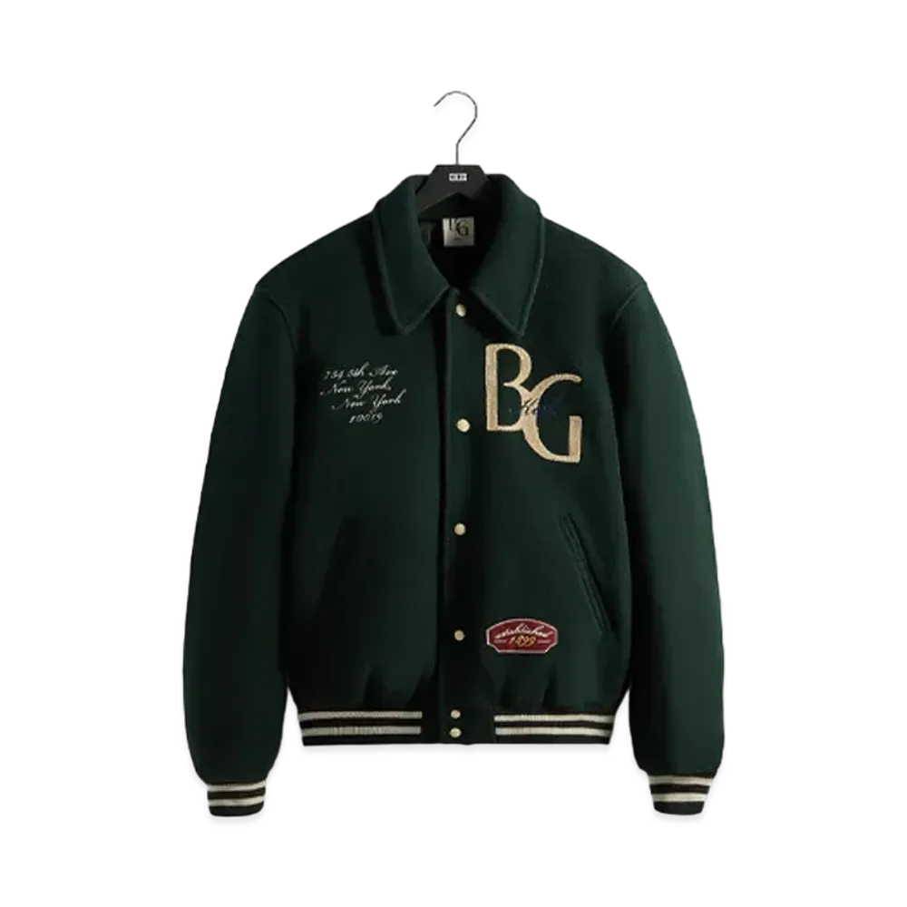 Kith x Bergdorf Goodman Wool Coaches Jacket "Stadium"