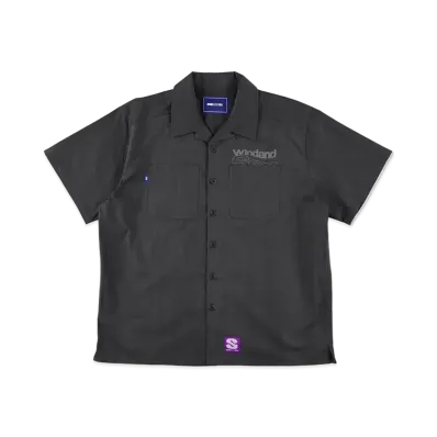 WIND AND SEA Dusty S/S Work Shirt "Black"