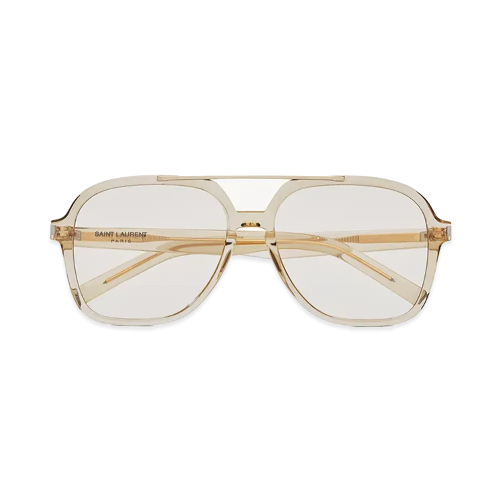 Saint Laurent Women's 'Sl 545' Sunglasses "Transparent"