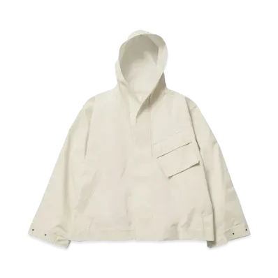 Goldwin 0 Hooded Cargo Pocket Jacket (Unisex) "Ivory"