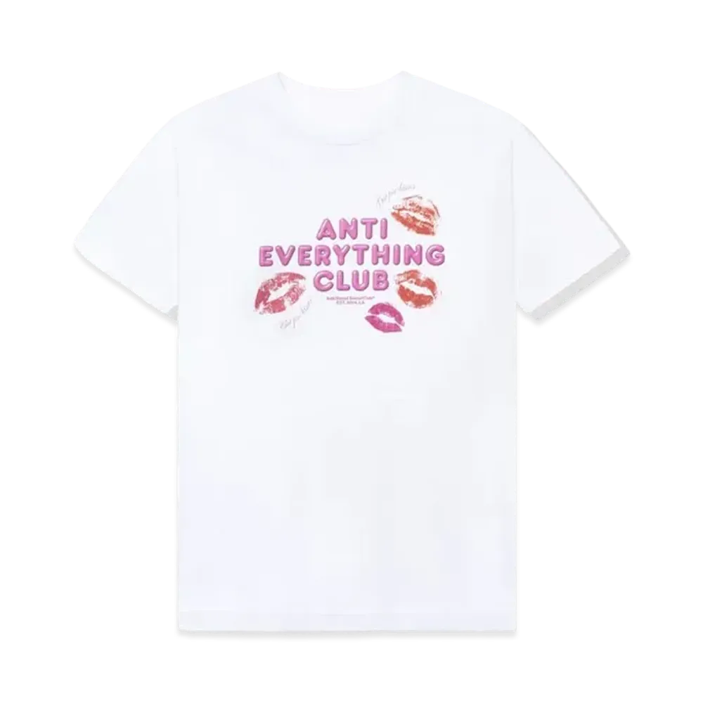 ANTI SOCIAL SOCIAL CLUB FA22 Anti Everything Club <3 White Tee "White"