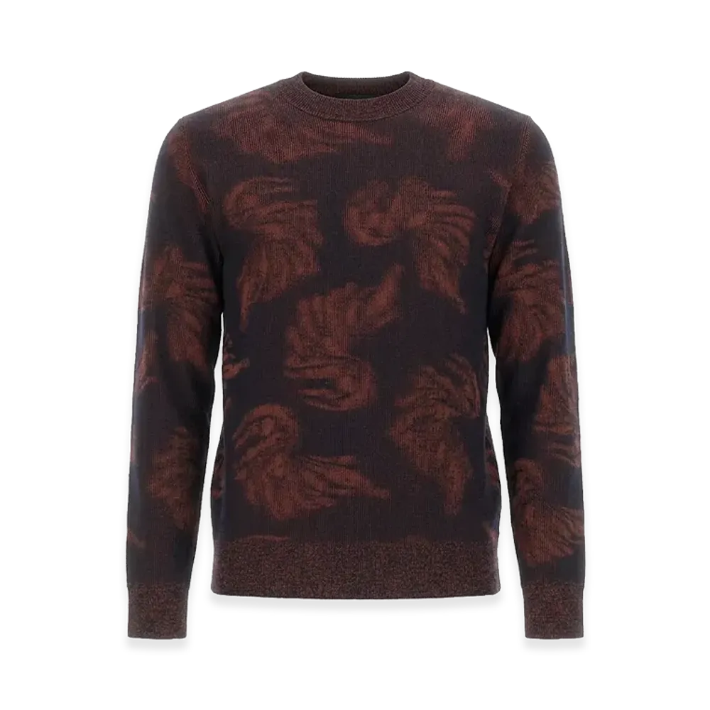 DRIES VAN NOTEN Jacquard Knit "Blue"