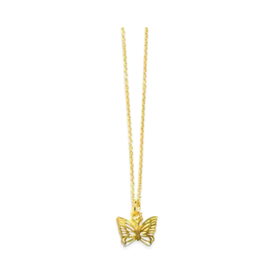 Needles PENDANT - GOLD PLATE "Papillon"