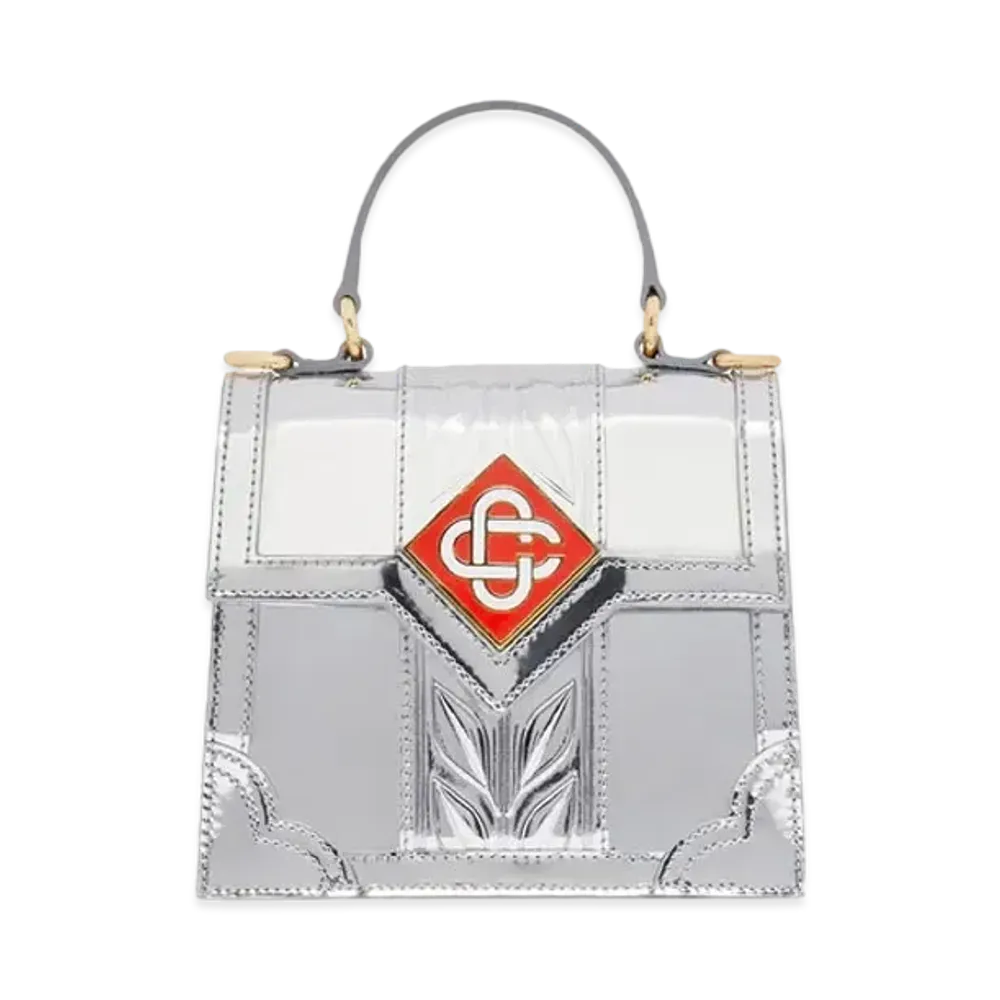 Casablanca Silver Mini Jeanne Bag "Silver"