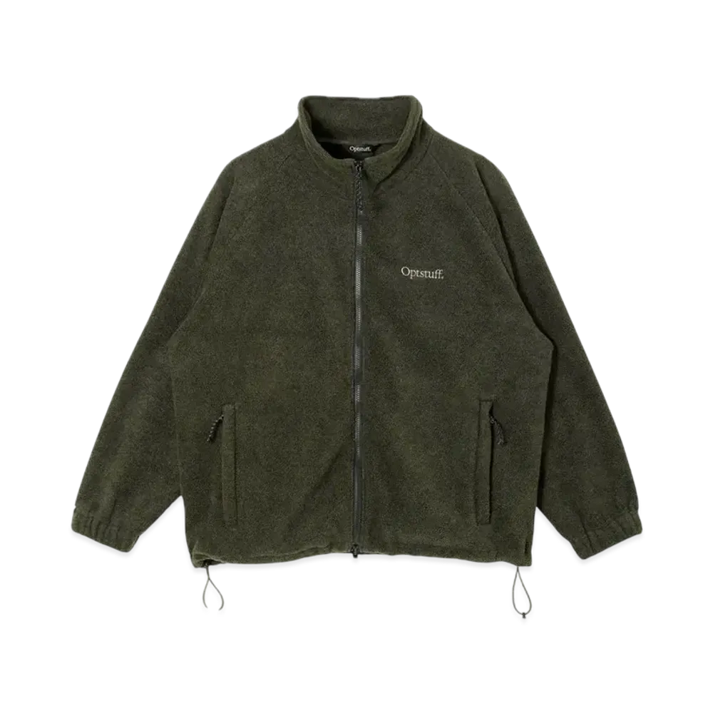Optstuff Classic Fleece Full Zip Jacket "Deep Olive"