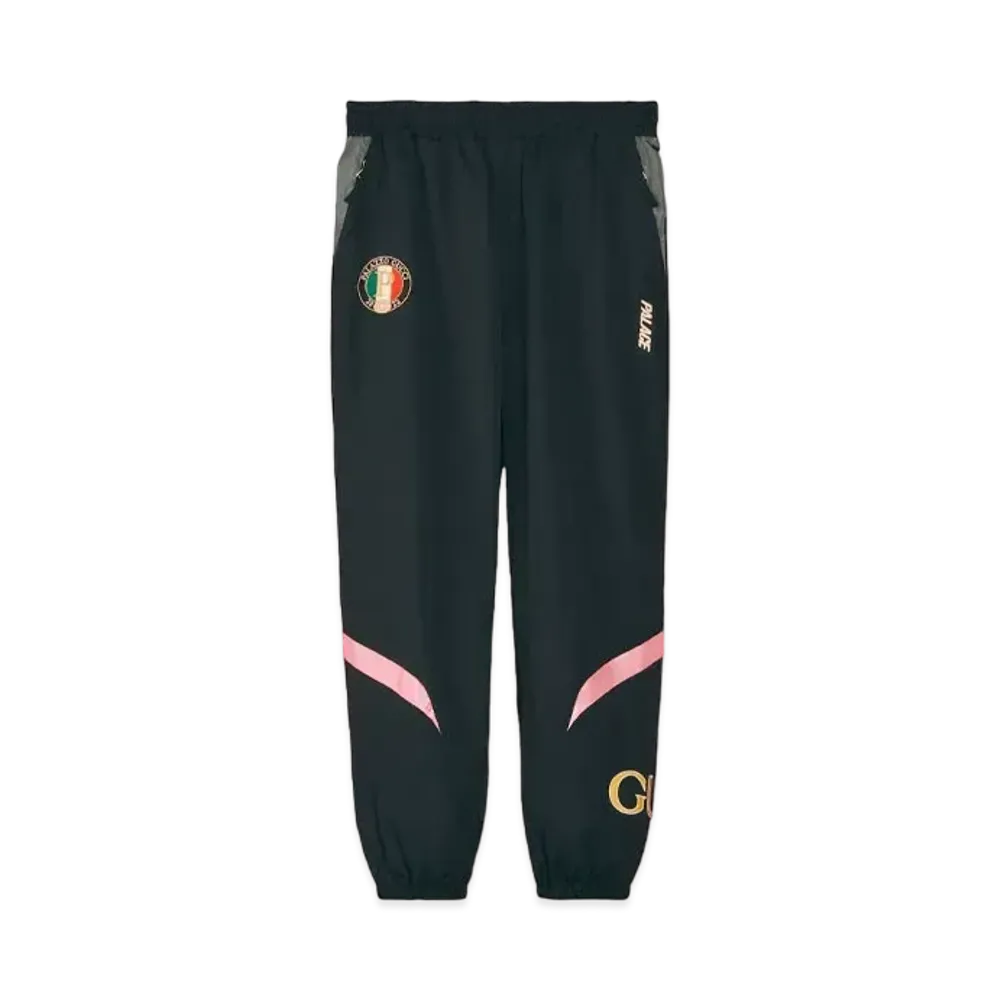 PALACE GUCCI Nylon Track Pants With Patches "Black"