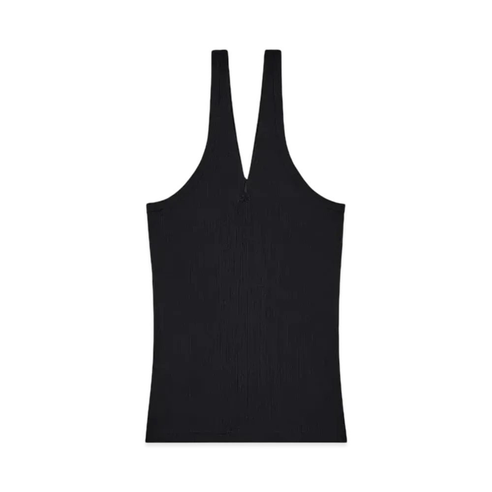 Courreges Zipped Tank Top "Black"