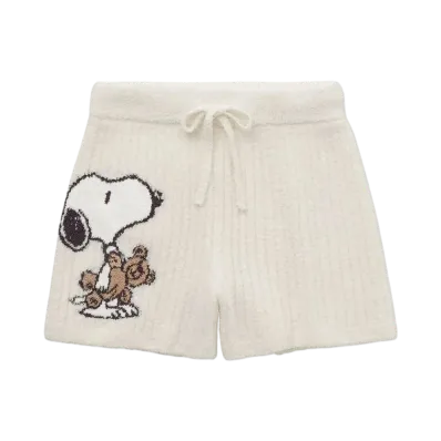 GELATO PIQUE x PEANUTS Snoopy x Bear Jacquard Short Pants "Off White"