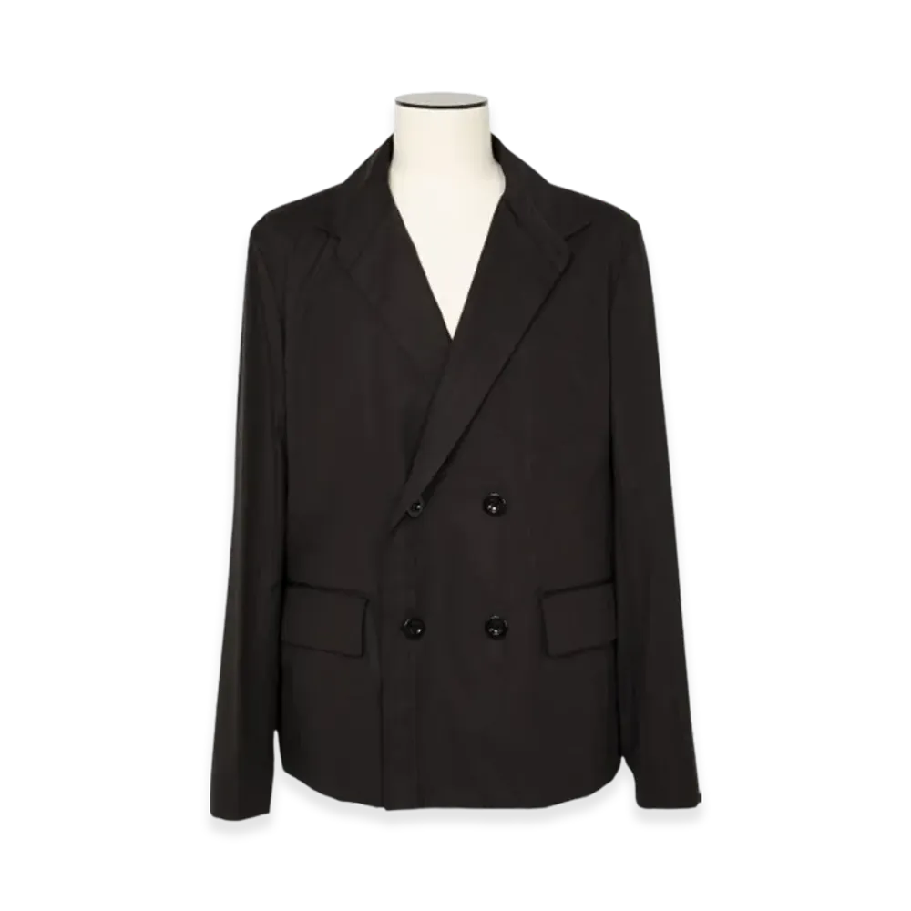 sacai Cotton Poplin Jacket "Black"