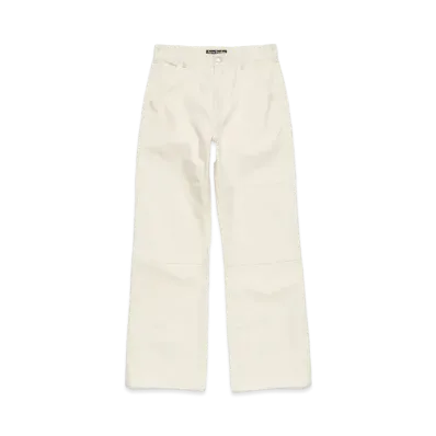 Acne Studios Patch Canvas Trousers "Oatmeal Melange"