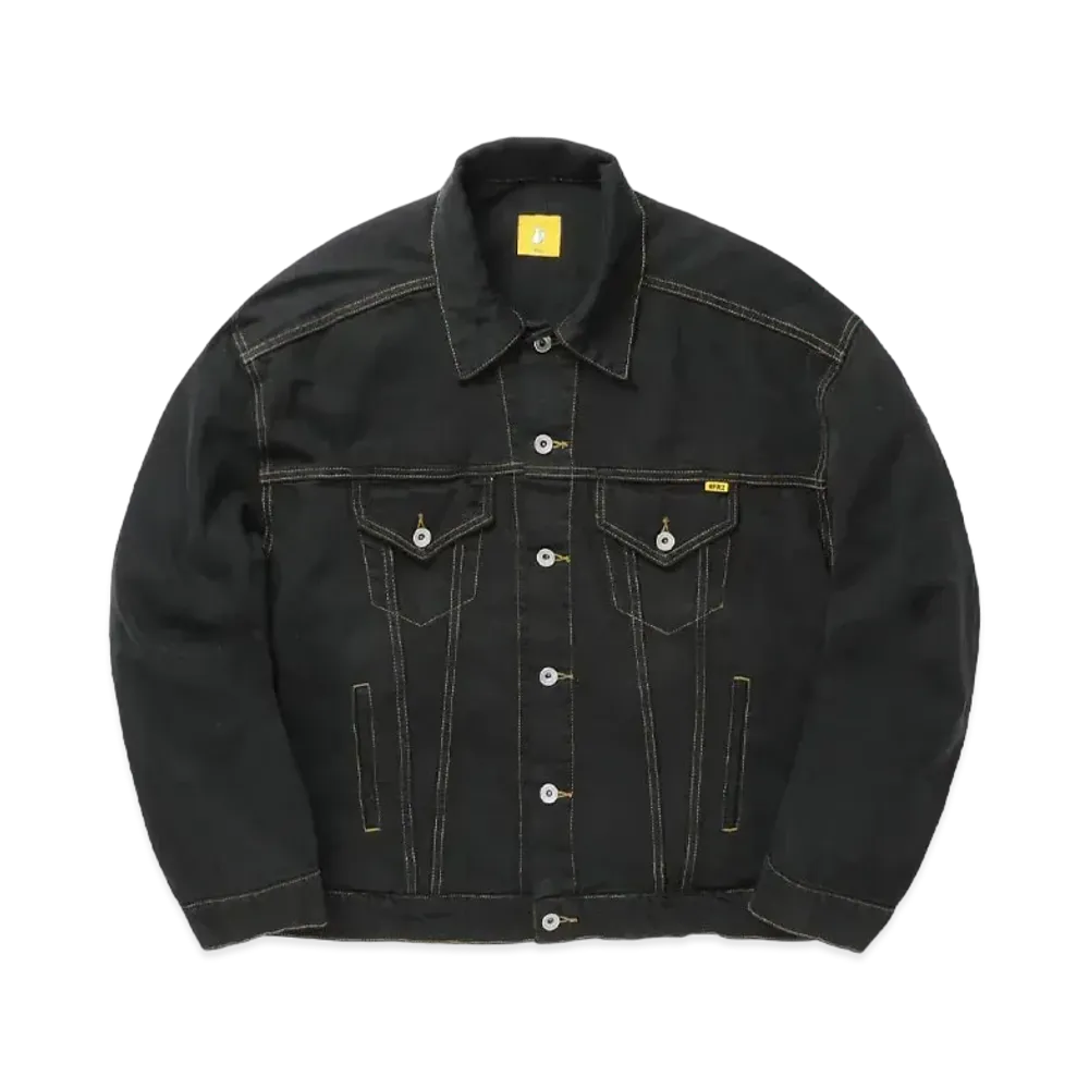 FR2 Garment dye Denim Jacket "Black"