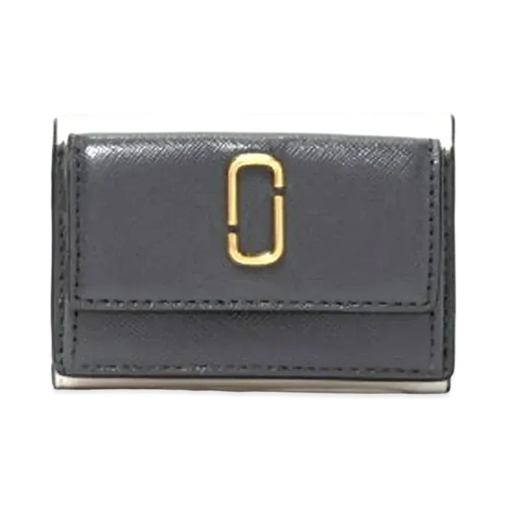 Marc Jacobs The Snapshot Mini Trifold "Cylinder Grey Multi"