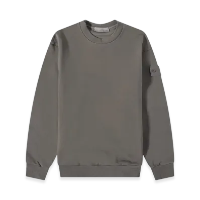 Stone Island 633F3 Ghost Piece Cotton Jersey Crewneck Sweatshirt - 22FW "Anthracite"