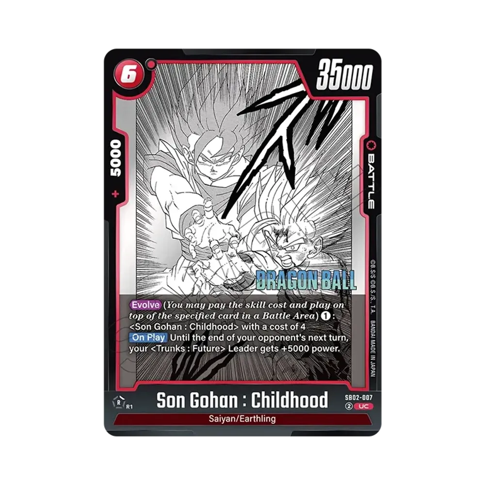 孫悟飯：少年期 UC [SB02-007]【英語版】(フュージョンワールド「MANGA BOOSTER 02」)