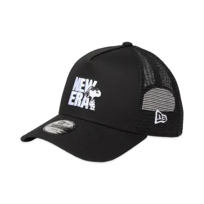 NEW ERA Kids Youth 9Forty A-Frame Trucker Vintage Peanuts Peanuts Joe Cool "Black"