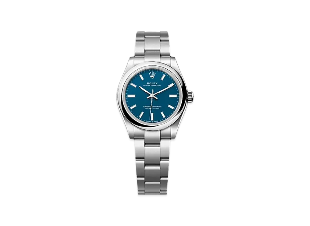ROLEX Oyster Perpetual 31mm Oystersteel 277200 "Bright Blue"