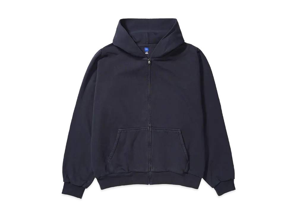 YEEZY GAP Doubleface Wide Silhouette Zip Up Sweat Hoodie "Tapestry Navy"