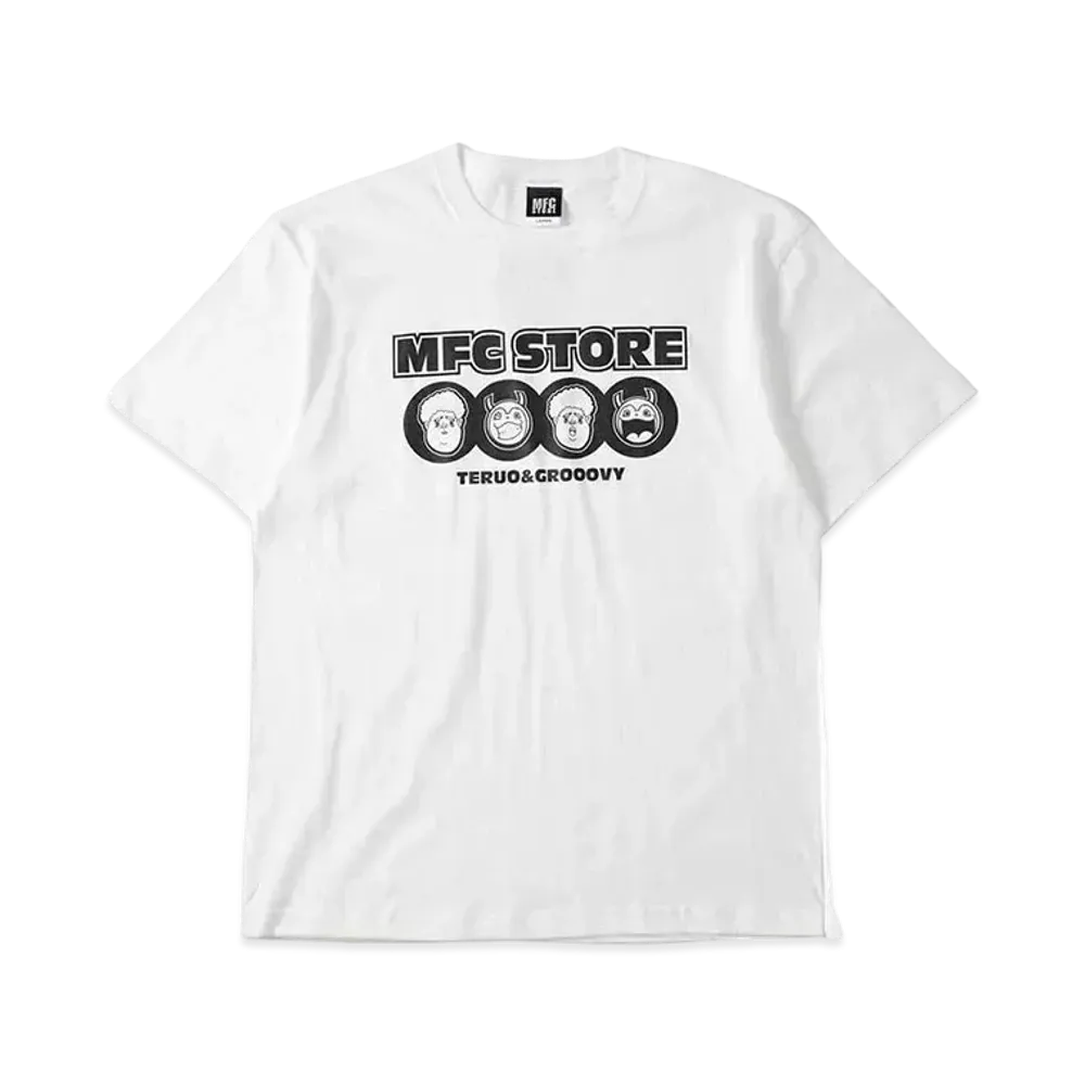 MFC STORE x Akiyama x Grooovy Drip Logo S/S Tee "White"