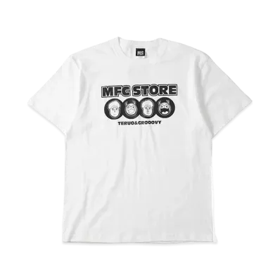 MFC STORE x Akiyama x Grooovy Drip Logo S/S Tee "White"