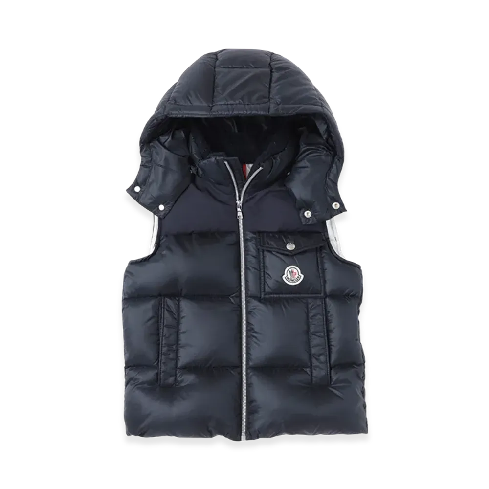 MONCLER Kids Oust Down Vest "Navy"