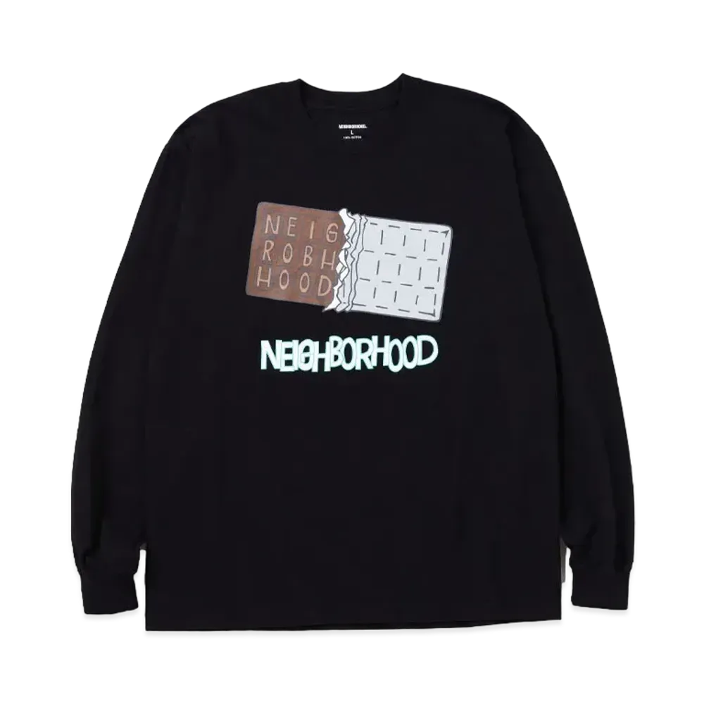 NEIGHBORHOOD NH . Tee LS-18 "Black"