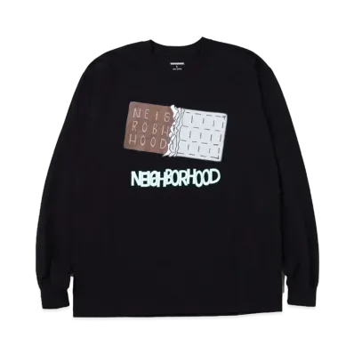 NEIGHBORHOOD NH . Tee LS-18 "Black"