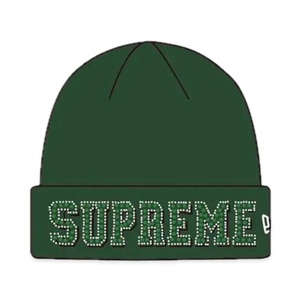 Supreme New Era Gems Beanie "Green"