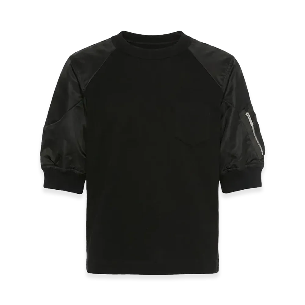 sacai Women's T-Shirt "Black"