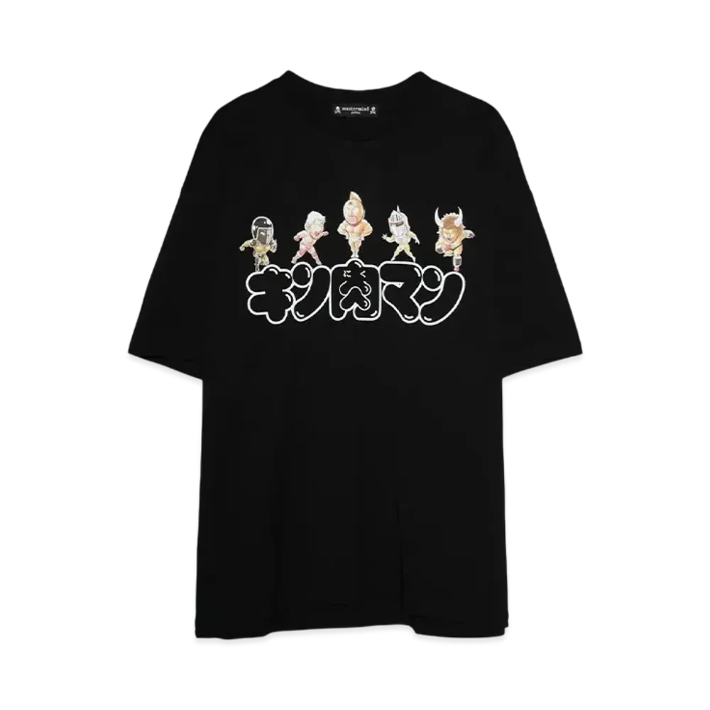 キン肉マン x MASTERMIND DEFORMED SS TEE "BLACK"