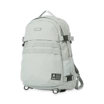 X-Girl Women's Face Label Adventure Backpack "Grey"