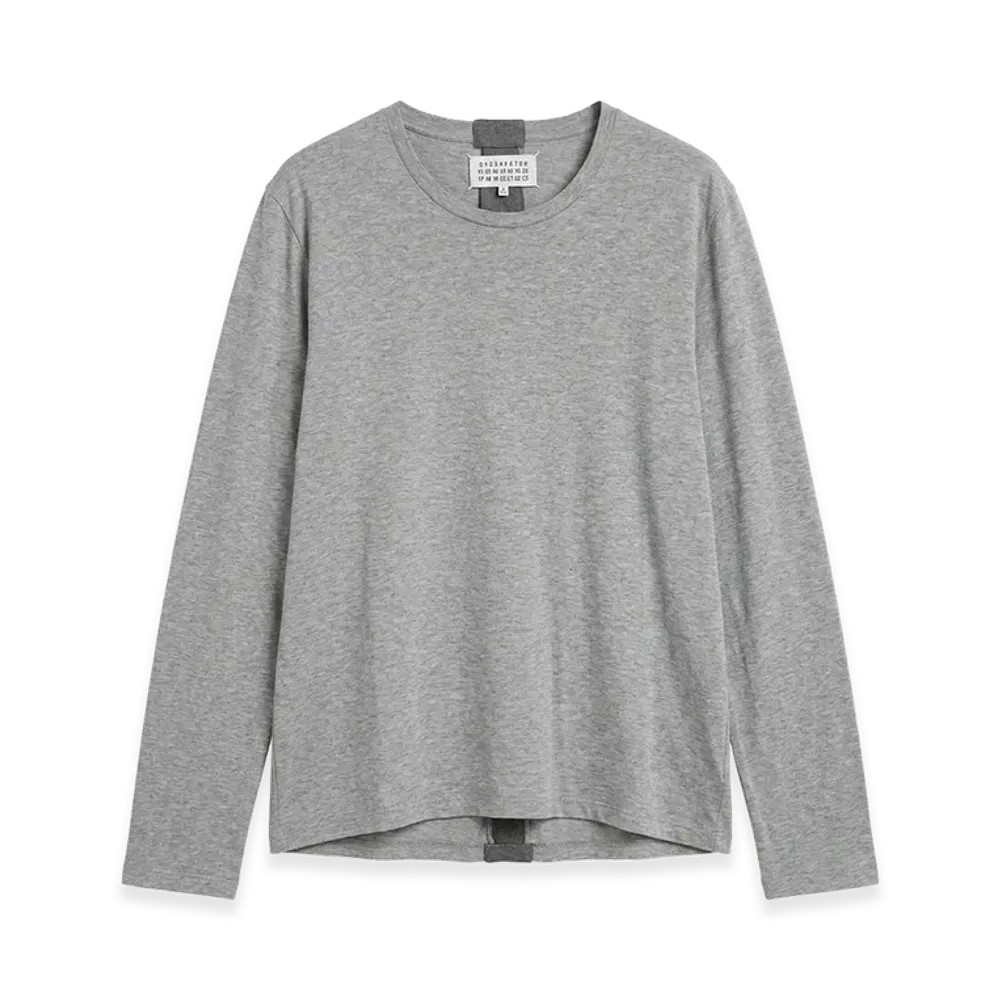 Maison Margiela Detailed Long Sleeve T-Shirt "Grey"