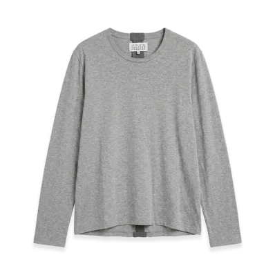 Maison Margiela Detailed Long Sleeve T-Shirt "Grey"