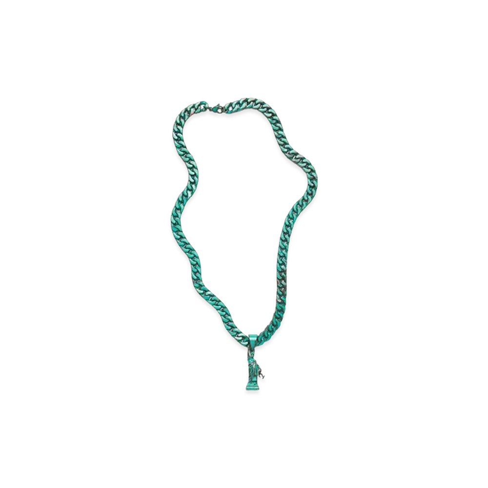 DENIM TEARS Libertas Necklace "Green"