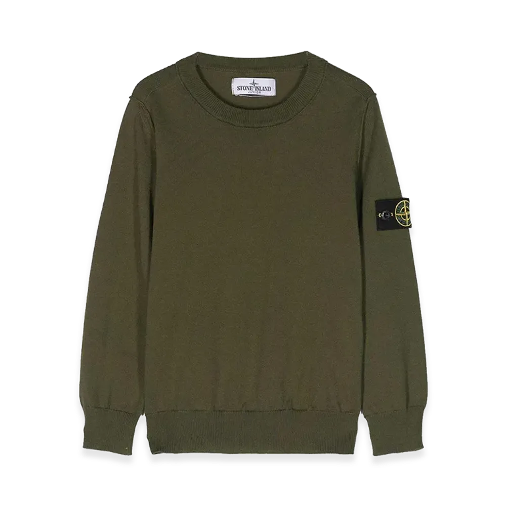 Stone Island Kids Sweater "Green"
