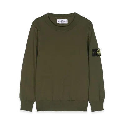 Stone Island Kids Sweater "Green"