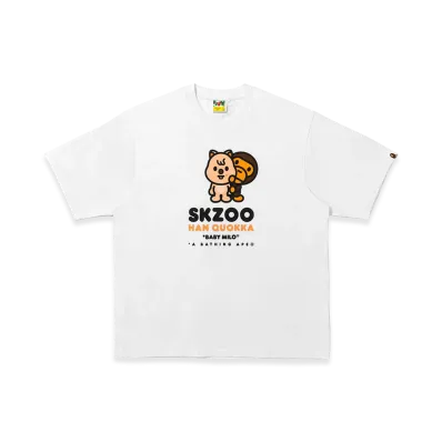 A BATHING APE x Stray Kids Baby Milo Tee Han "White"