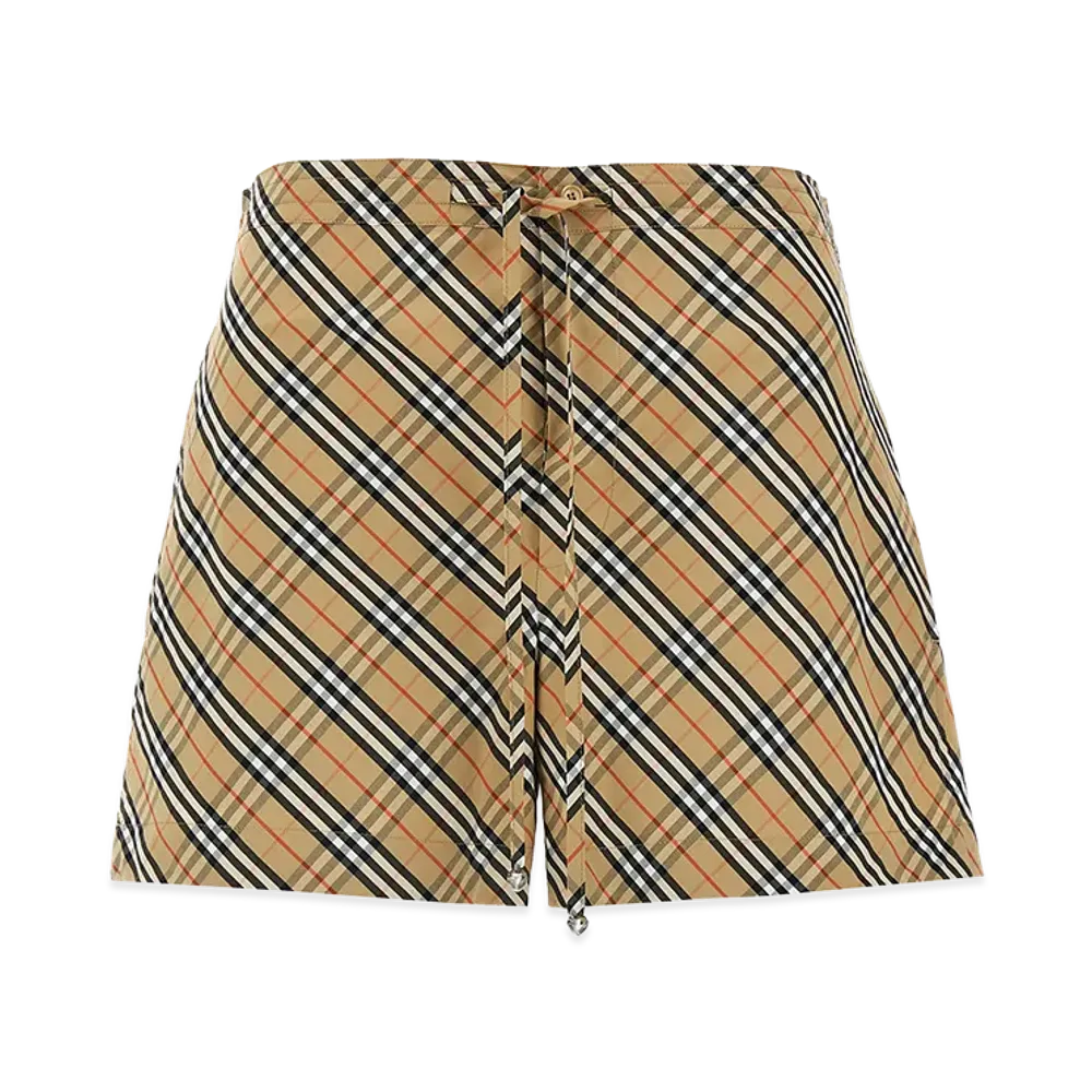 Burberry Women's Check Shorts "Beige"
