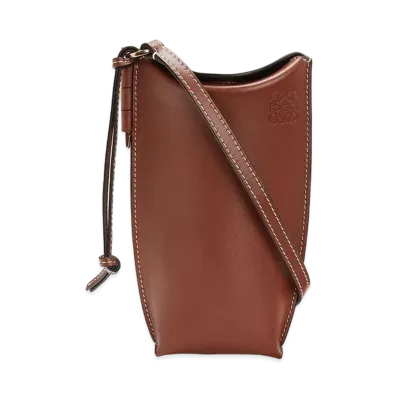 LOEWE Gate Pocket In Soft Calfskin "Rust Color"