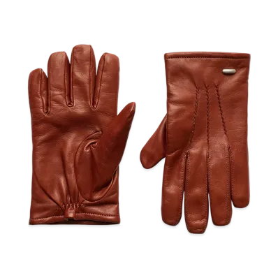 OUR LEGACY His Gloves "Amber Brown Nappa"