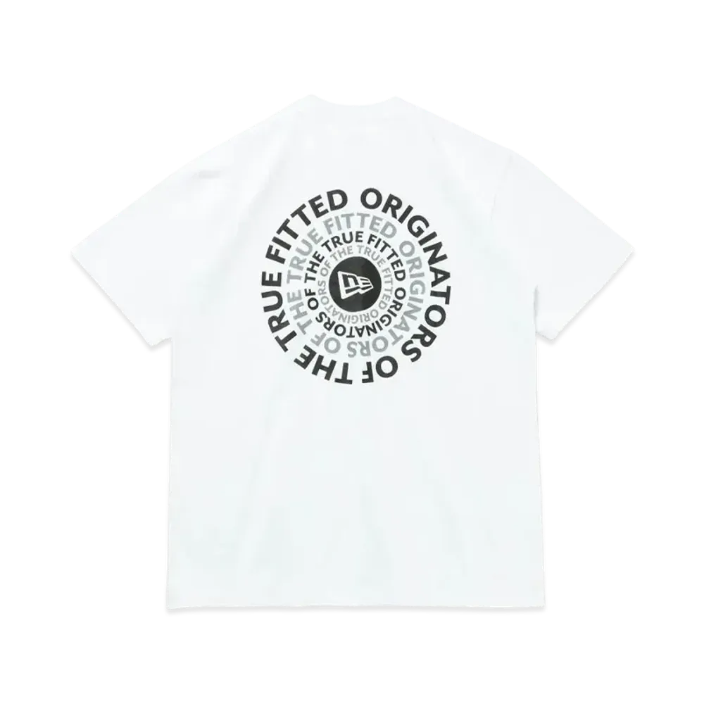 NEW ERA Short Sleeve Cotton T-shirt Circle OOTTF Regular Fit "White"