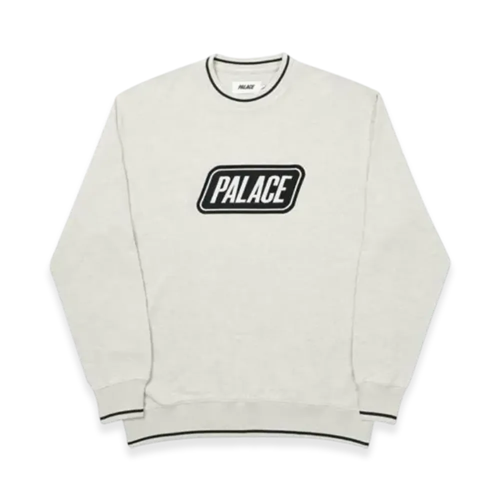 PALACE Das Palace Waffle Crew "Grey Marl"