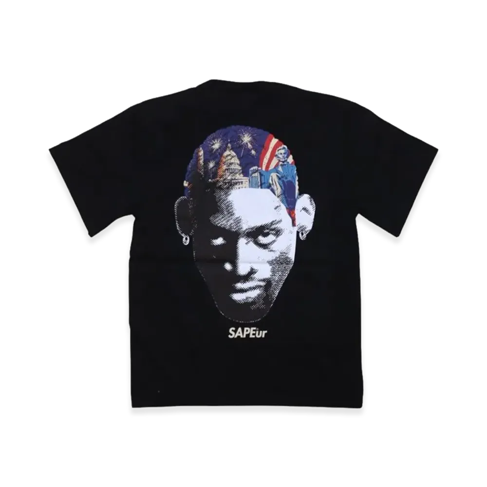 SAPEur Kids Independence Day Head Tee S/S Tee "Black"