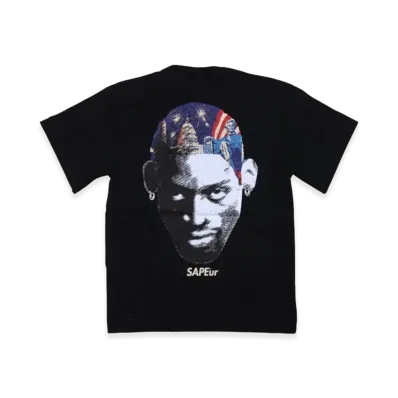 SAPEur Kids Independence Day Head Tee S/S Tee "Black"