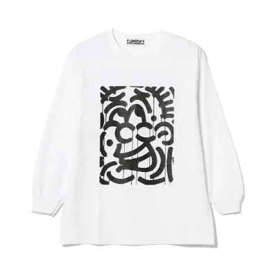 F-LAGSTUF-F Elijah Anderson Long Sleeve Tee "White"